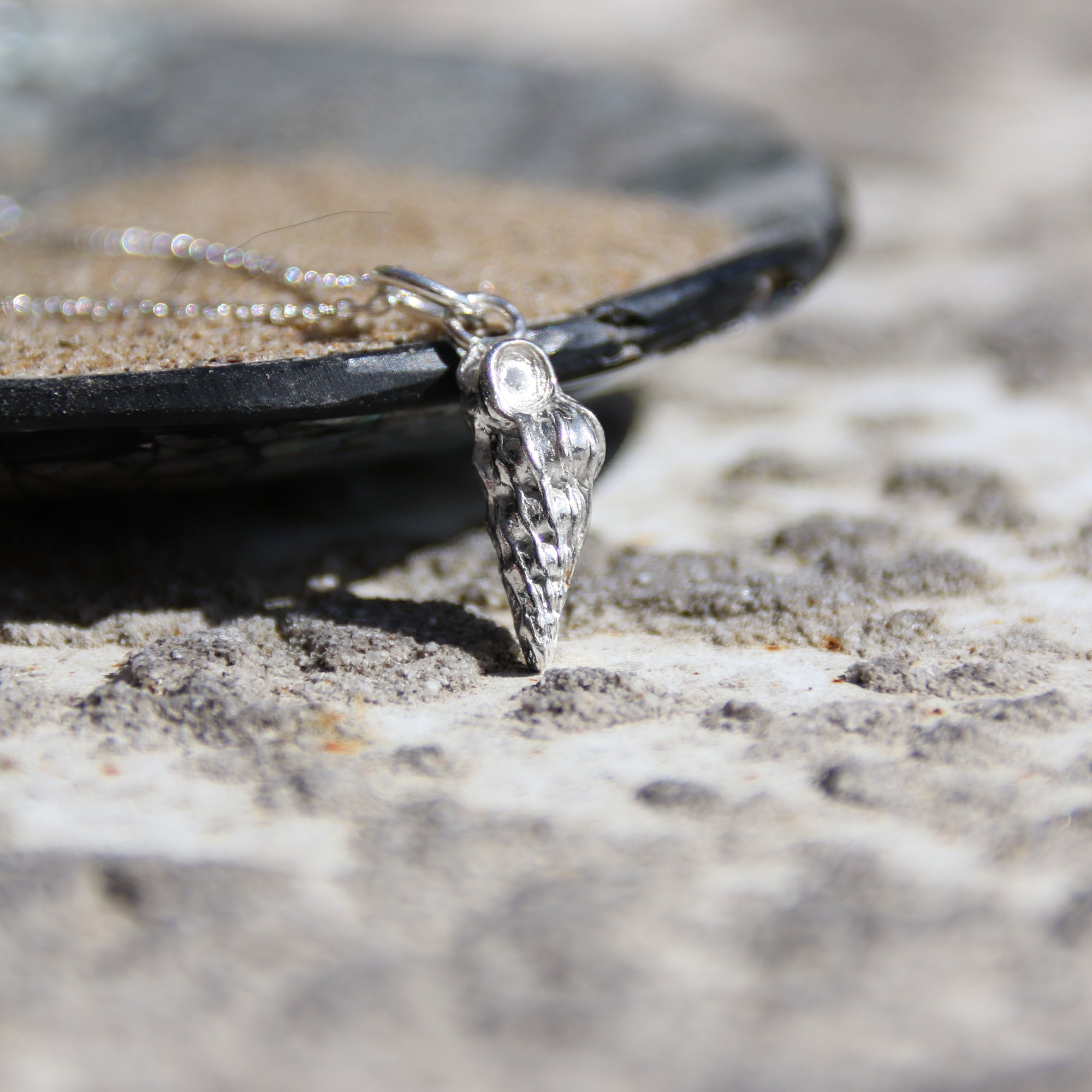 Barricane Wentletrap shell necklace