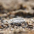 Echos Stackers - Saltwater Souls recycled sterling silver ocean inspired stacking rings.