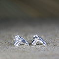 Shark Bay Stud - Saltwater Souls fine silver (.999) cast shark tooth stud earrings.
