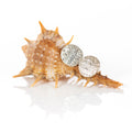 Little Urchin Studs - Urchin textured sterling silver studs, cast in fine silver (0.999) from a real urchin shell.